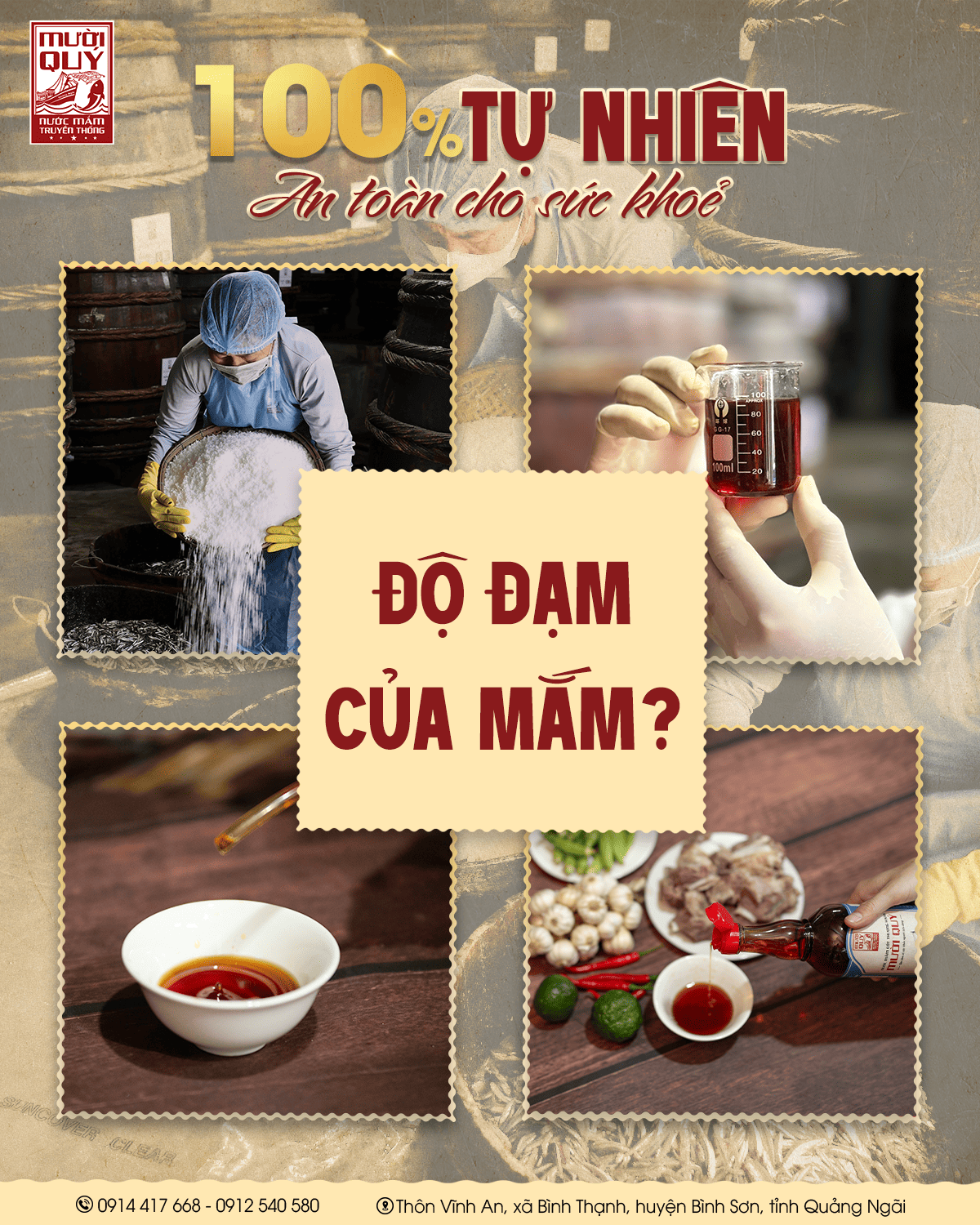 Độ đạm của nước mắm