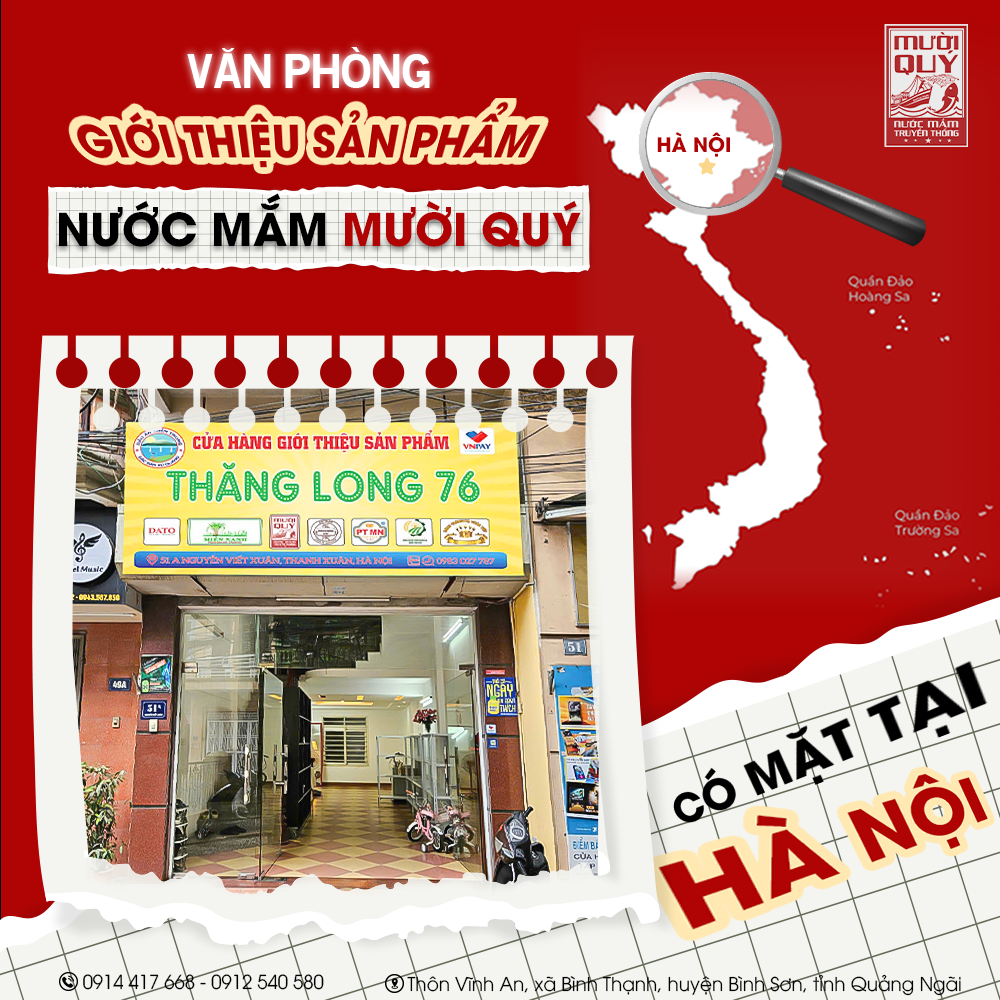 cửa hàng nước mắm truyền thống ở Hà Nội