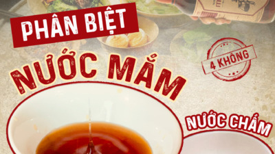 phân biệt nước mắm và nước chấm