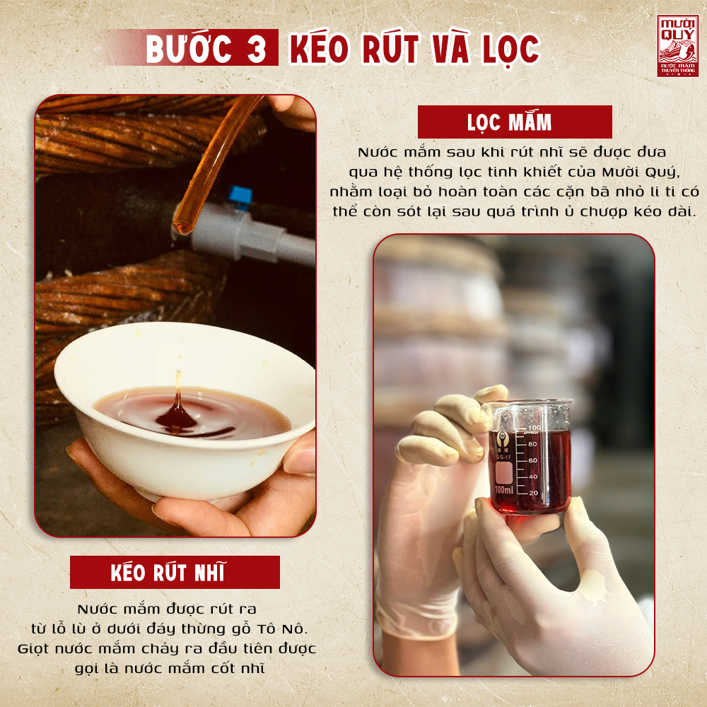 quy trình sản xuất nước mắm truyền thống 