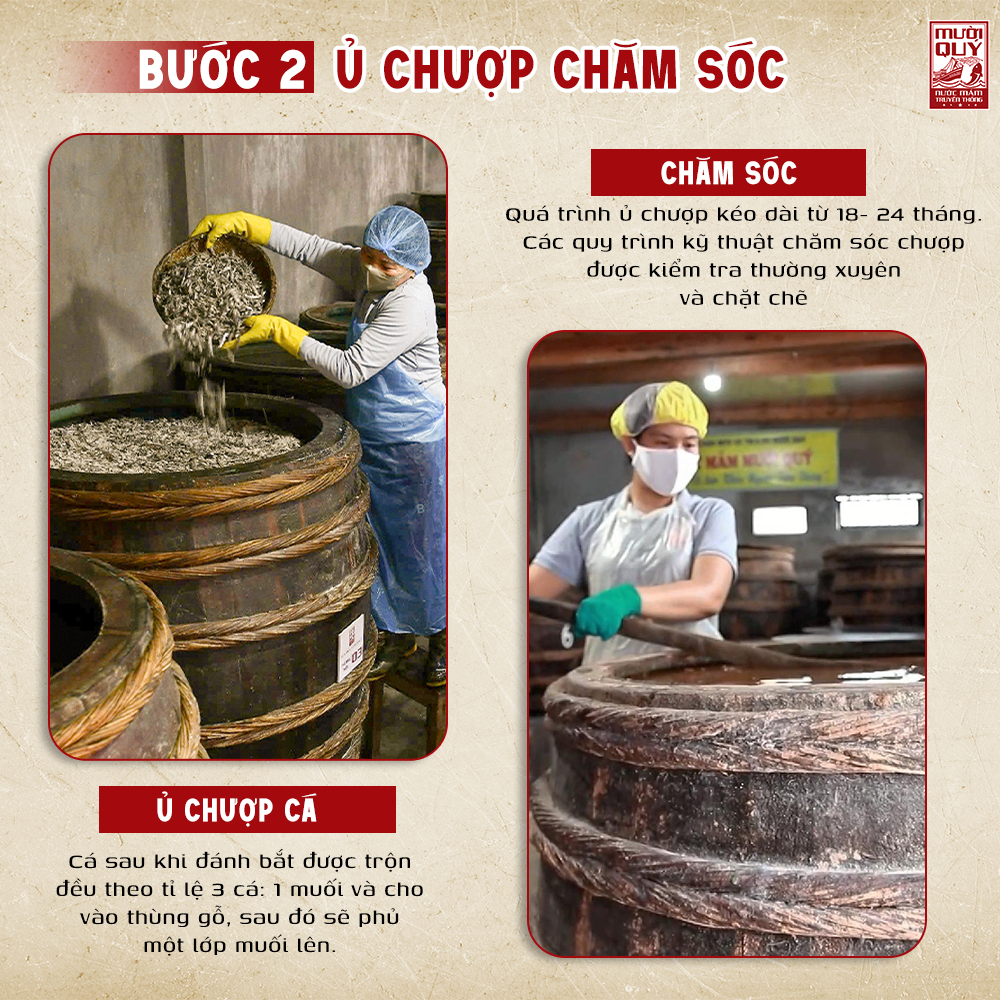 quy trình sản xuất nước mắm truyền thống 