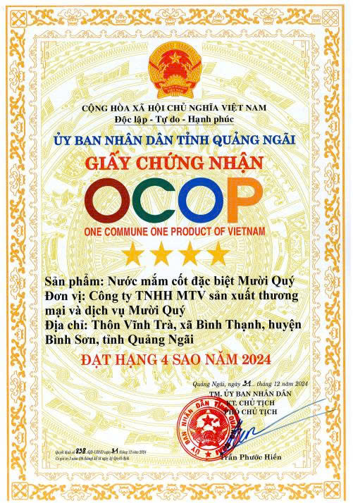 nước mắm mười quý nước mắm mười quý